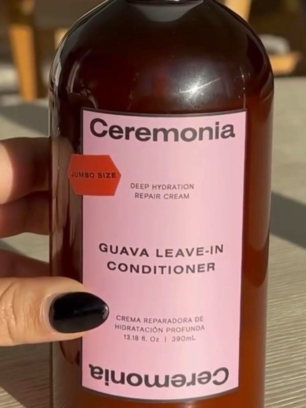 Ceremonia Jumbo size Guava leave in conditioner